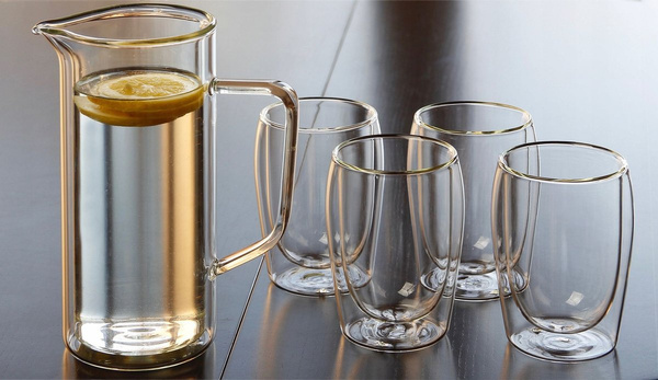 ZESTAW 6X SZKLANKI TERMICZNE KAWY ESPRESSO 80 ML