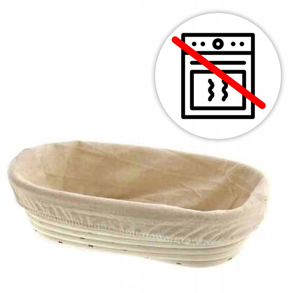 ZESTAW KOSZYKÓW RATANOWYCH DO WYRASTANIA CHLEBA GAROWANIA 28 i 23 cm