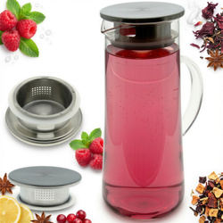 DZBANEK SZKLANY DO WODY SOKU HERBATY HOT 1.3L