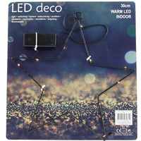 LED LAMPKI OZDOBA ZIMOWA LEDOWA DEKORACJA GWIAZDA