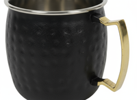 KUBEK STAL NIERDZEWNA 475 ML CZARNA POWŁOKA