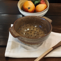 DURSZLAK CEDZAK CERAMICZNY DO MYCIA WARZYW OWOCÓW I MAKARONU Ø 20 cm