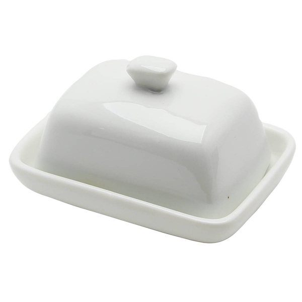 MASELNICZKA MINI POJEMNIK NA MASŁO PORCELANOWA