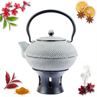 ZAPARZACZ ŻELIWNY ZESTAW CZAJNIK 1,5 L PODGRZEWACZ