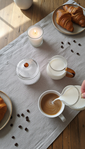 MLECZNIK CUKIERNICZKA ZESTAW CUKIERNICA POJEMNIK NA CUKIER DZBANUSZEK MLEKO