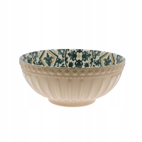 Ceramiczna MISKA 20cm DUŻA linia MOSAIQUE BEIGE salaterka WZÓR