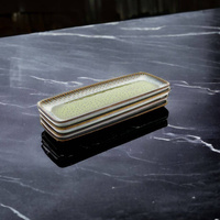 PATERA TALERZ PÓŁMISEK SALATERKA PROSTOKĄTNY CERAMICZNY 25 cm