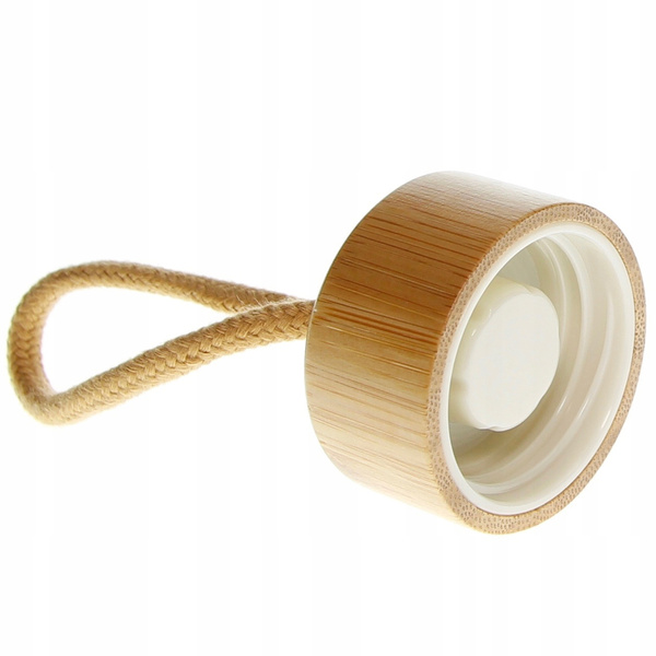 BIDON BUTELKA SZKLANA EKO SZCZELNA NA WODĘ NAPÓJ BAMBUSOWE ETUI 550 ml