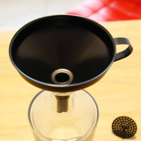 LEJEK KUCHENNY STALOWY DO SŁOIKÓW BUTELEK + SITKO