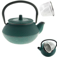 IMBRYK ZAPARZACZ ŻELIWNY Z SITKIEM DO ZIÓŁ HERBATY CZAJNIk 0.8 L ŻELIWO