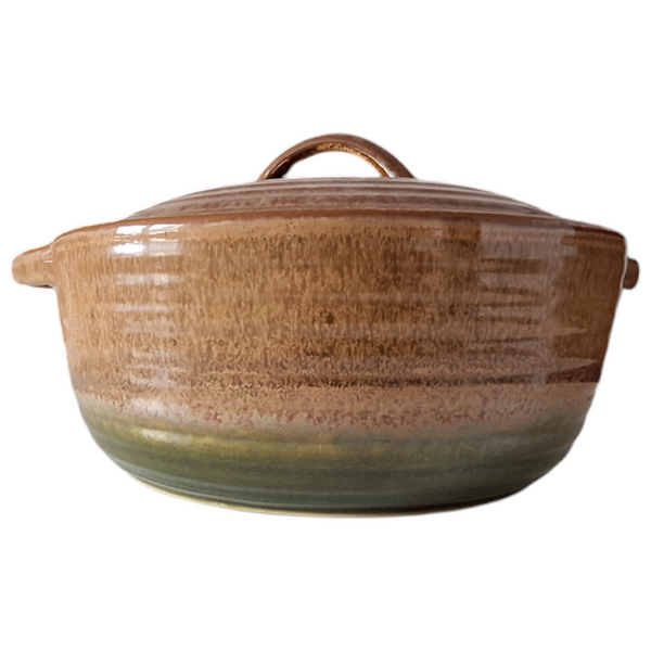 WAZA DO ZUPY GARNEK 2L CERAMICZMY Z POKRYWKĄ DO PIECZENIA CHLEBA 23 cm