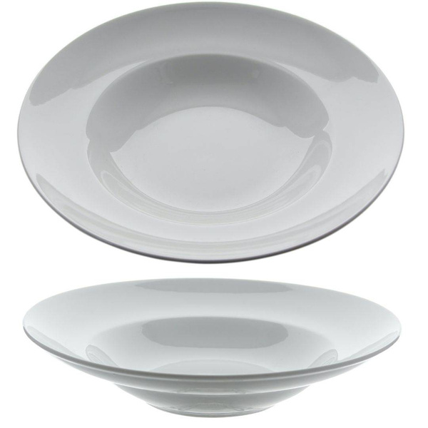 TALERZE DO MAKARONU x2 TALERZ GŁĘBOKIE DUŻE 27.5cm