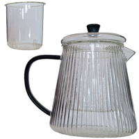 DZBANEK SZKLANY ZAPARZACZ DO HERBATY Z FILTREM 1L DZBANEK DO WODY SOKU KAWY