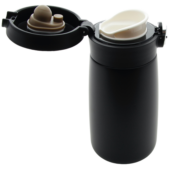 TERMOS KUBEK TERMICZNY PODRÓŻNY STALOWY 300ml BUTELKA DO WODY CIEPŁEJ MLEKA