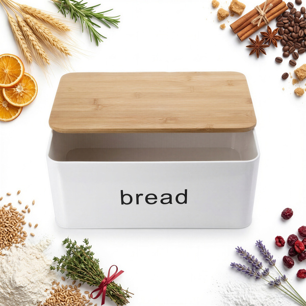 CHLEBAK POJEMNIK NA CHLEB PIECZYWO BAMBUS DESKA
