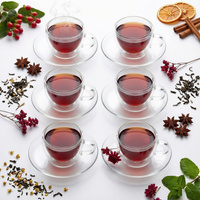 FILIŻANKI TERMICZNE 250ml DO HERBATY KAWY 6 SZTUK