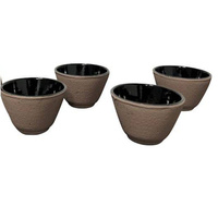 CZAJNIK IMBRYK ŻELIWNY 1L ZAPARZACZ SITKO STALOWE DO HERBATY +4 CZARKI