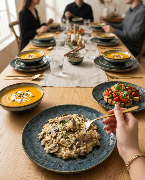 SERWIS OBIADOWY KOMPLET TALERZY 18EL. ZASTAWA OBIADOWA ZESTAW NA 6 OSÓB