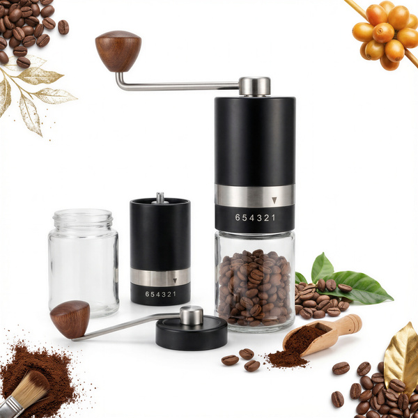 MŁYNEK DO KAWY RĘCZNY ŻARNOWY PREMIUM