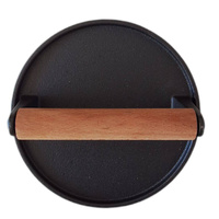 PRASA ŻELIWNA FORMA DO HAMBURGERÓW GRILL BURGERÓW KOTLETÓW MIELONYCH 17,5cm