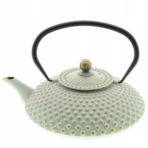 CZAJNIK ŻELIWNY 1,25L IMBRYK ZAPARZACZ DO HERBATY + 2x CZARKI + PODKŁADKA