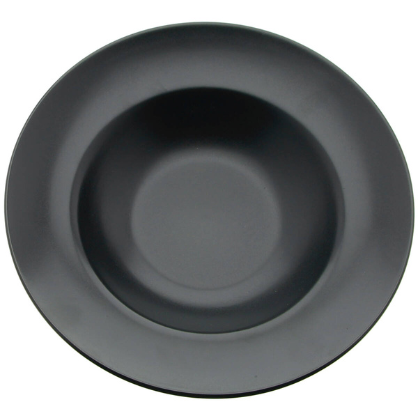 TALERZ GŁĘBOKI DO ZUPY OBIADOWY TALERZ DO MAKARONU CZARNY 24 CM