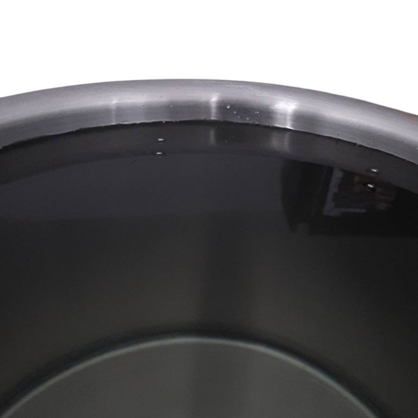 GARNEK STAL NIERDZEWNA 32,5 cm GAR 26L DO GASTRO Z POKRYWKA METALOWA