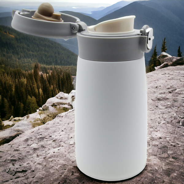 TERMOS KUBEK TERMICZNY PODRÓŻNY STALOWY 0.3L DO KAWY HERBATY WODY MLEKA