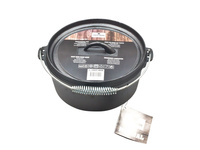 KOCIOŁEK GARNEK ŹELIWNY GAR MYŚLIWSKI Z POKRYWKĄ