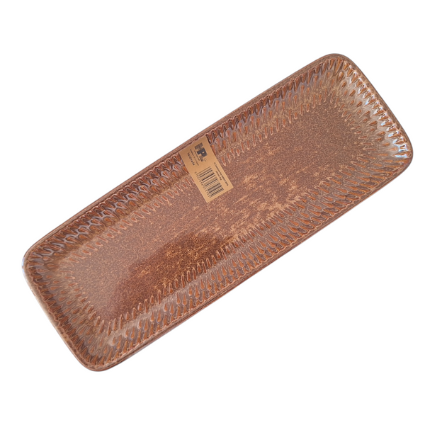 PATERA TALERZ PÓŁMISEK SALATERKA PROSTOKĄTNY CERAMICZNY 25 cm DO SUSHI