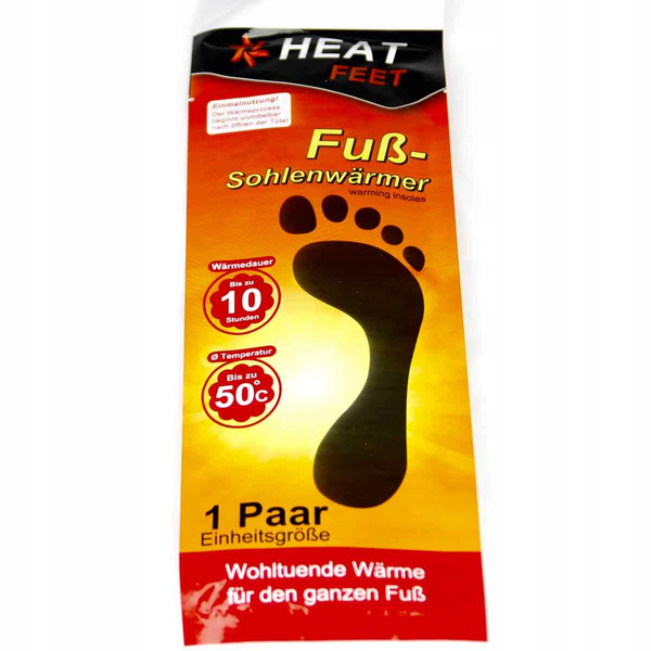 OGRZEWACZ WKŁADKI PODGRZEWACZE DO STÓP BUTÓW NÓG CHEMICZNE HOT PACK