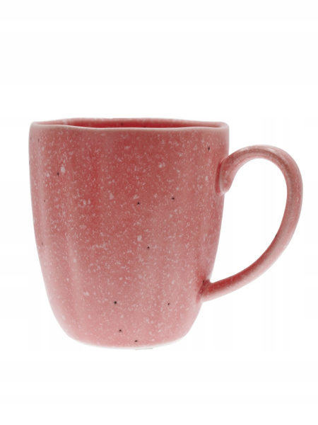 KUBEK ceramiczny LOTUS 360 ml pastelowy RÓŻOWY