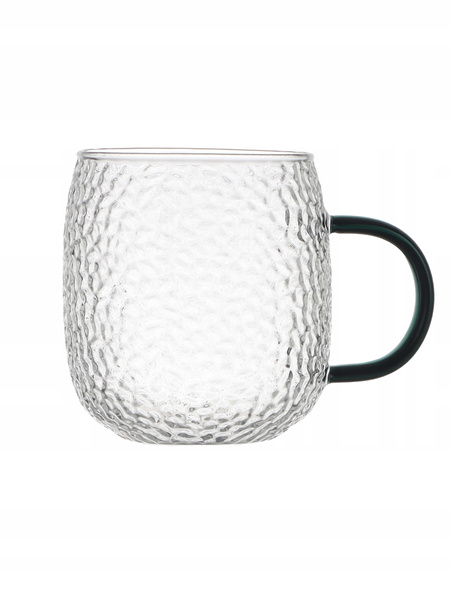 Żaroodporny szklany ZESTAW JACK zaparzacz + 2 szklanki ZIELONY