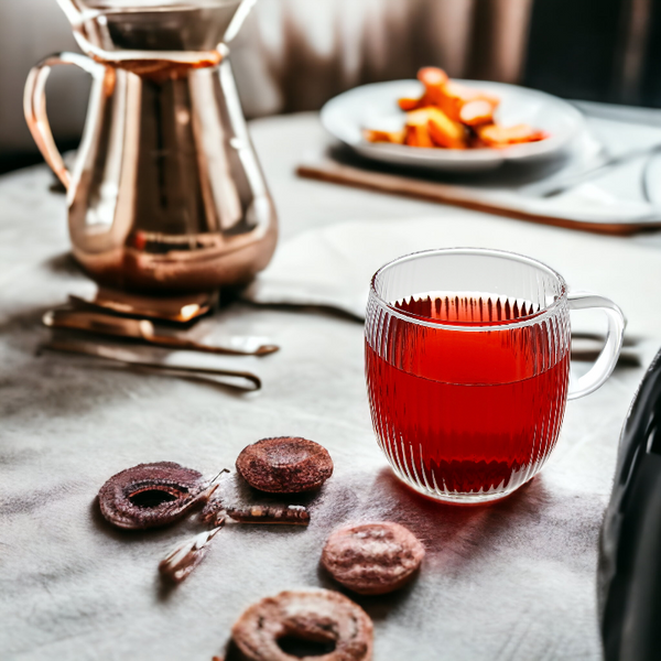 SZKLANKA KUBEK SZKLANY DO KAWY I HERBATY 333 ml 8,9 cm PRZEZROCZYSTY