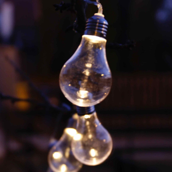 LAMPKI OGRODOWE ŻARÓWKI SOLAR ŁAŃCUCH LED GIRLANDA