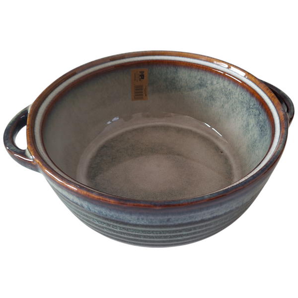 GARNEK 2L WAZA DO ZUPY NACZYNIE ŻAROODPORNE Z POKRYWKĄ DO CHLEBA 23 cm