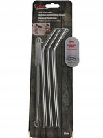 SŁOMKI METALOWE WIELORAZOWE RURKI EKO + CZYŚCIK