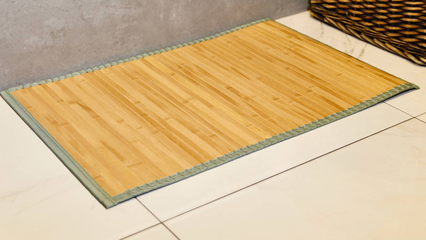 BAMBUSOWA MATA ŁAZIENKOWA DYWANIK DREWNIANY