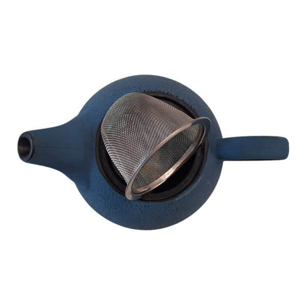 ZAPARZACZ 0.4L FILIŻANKA ŻELIWNA IMBRYK Z SITKIEM DO PARZENIA HERBATY ZIÓŁ