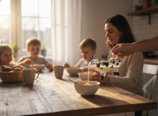 MLECZNIK DZBANEK SZKLANY KROWA DO MLEKA ŚMIETANKI SOSU KRÓWKA 120 ML