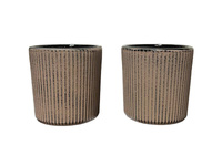 CZARKI ŻELIWNE FILIŻANKI 2 SZT ZESTAW ŻELIWNY DO HERBATY ZIÓŁ 100ml