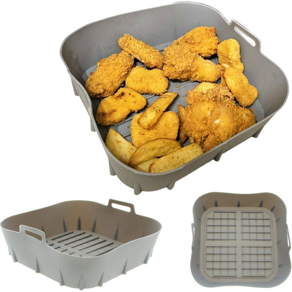 WKŁADKI DO PIECZENIA W FRYTKOWNICY SILIKONOWY WKŁAD FOREMKA WILOKROTNEGO UŻYTKU