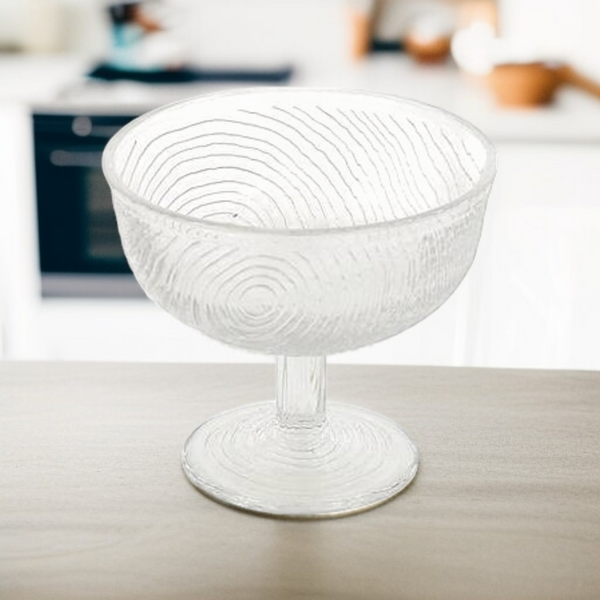 PUCHAREK 300ML SZKLANY NA LODY DESER SALATERKA DO DESERÓW glass CRYSTAL