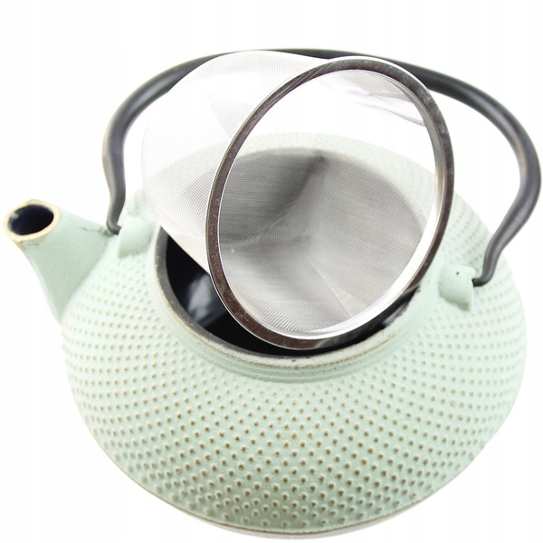 ZAPARZACZ ŻELIWNY ZESTAW CZAJNIK 1,5 L PODGRZEWACZ