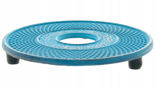 CZAJNIK 1,5L ŻELIWNY 4x CZARKI PODKŁADKA ZESTAW