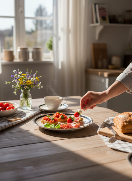 TALERZ OBIADOWY DUŻY Ø26,5CM PŁASKI CERAMIKA PATERA DO SERWOWANIA DAŃ
