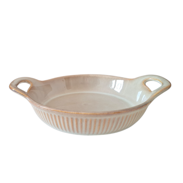 NACZYNIE ŻAROODPORNE CERAMICZNE FORMA DO PIECZENIA ZAPIEKANIA ø21 cm 0.9L