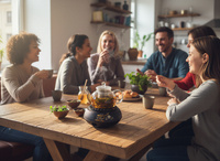 PODGRZEWACZ ŻELIWNY Ø 14,7 CM CZARNY DO UTRZYMANIA TEMPERATURY CZAJNIKA