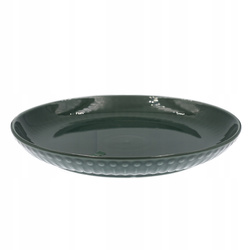 Ceramiczny TALERZ obiadowy DUŻY płytki 26cm linia MOSAIQUE OLIVE bez wzoru