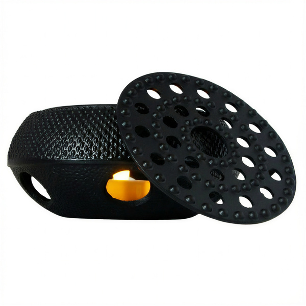 PODGRZEWACZ ŻELIWNY CZARNY Ø 14,7 CM DO PODGRZEWANIA SOLIDNY NA ŚWIECZKI